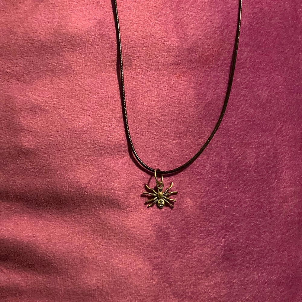 Spider necklace